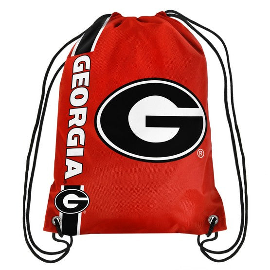 Georgia Bulldogs Side Stripe Drawstring Backpack