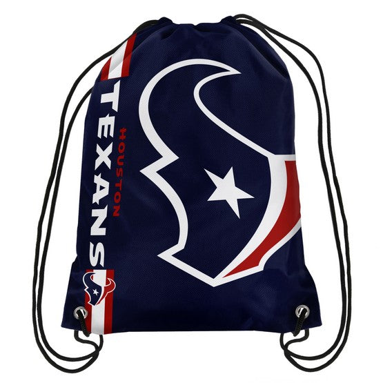 Houston Texans Side Stripe Drawstring Backpack