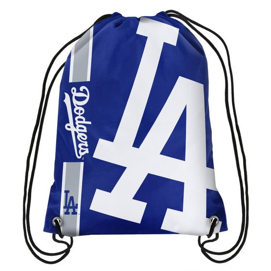 Los Angeles Dodgers Side Stripe Drawstring Backpack