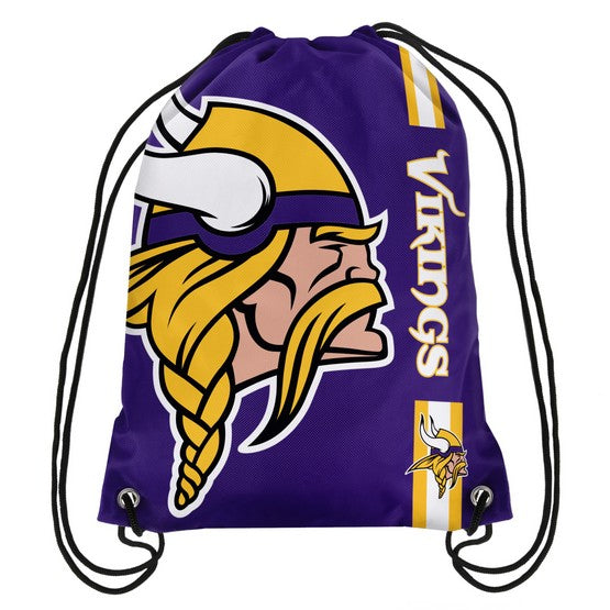 Minnesota Vikings Side Stripe Drawstring Backpack
