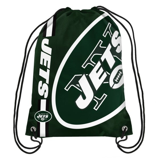 New York Jets Side Stripe Drawstring Backpack