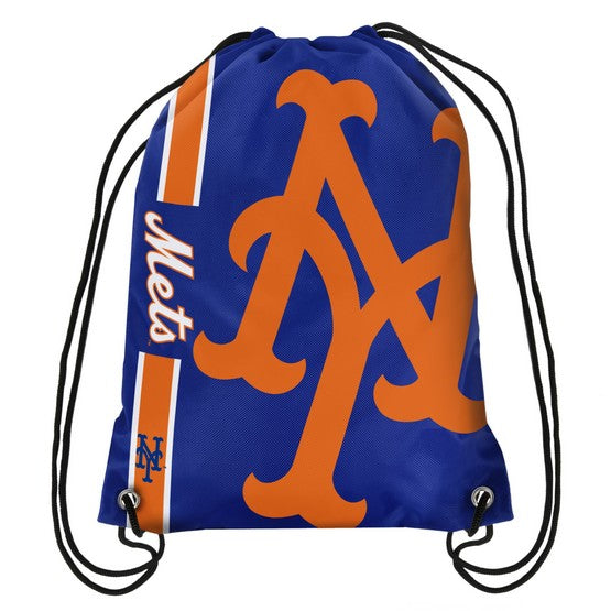 New York Mets Side Stripe Drawstring Backpack