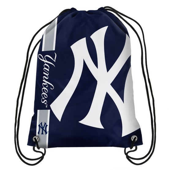 New York Yankees Side Stripe Drawstring Backpack