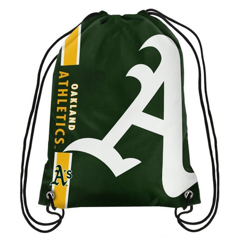 Oakland Athletics Side Stripe Drawstring Backpack