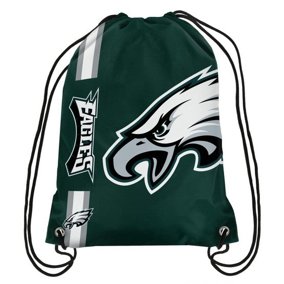 Philadelphia Eagles Side Stripe Drawstring Backpack