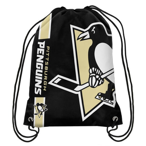 Pittsburgh Penguins Side Stripe Drawstring Backpack