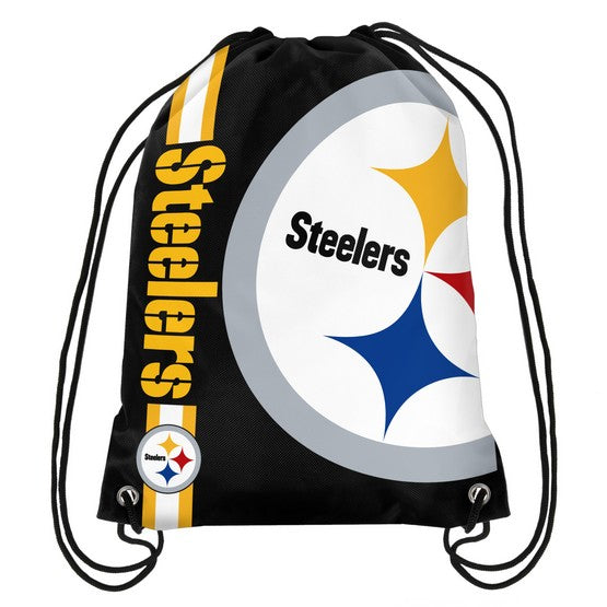 Pittsburgh Steelers Side Stripe Drawstring Backpack