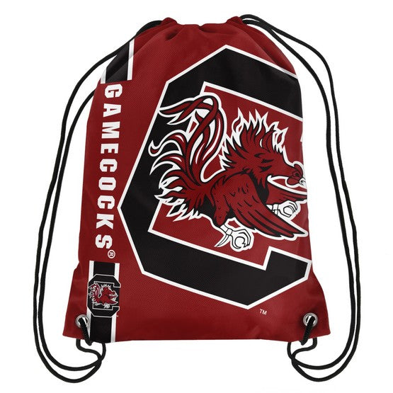 South Carolina Gamecocks Side Stripe Drawstring Backpack