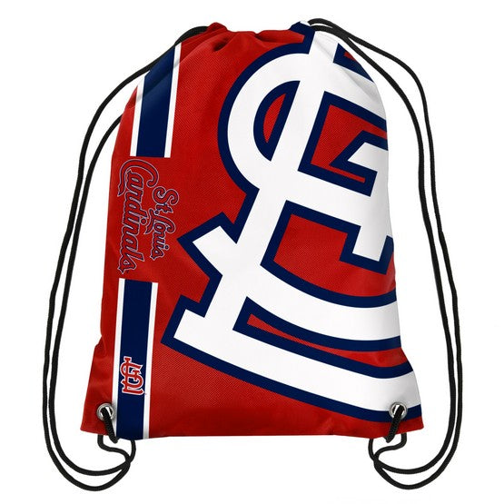 St Louis Cardinals Side Stripe Drawstring Backpack