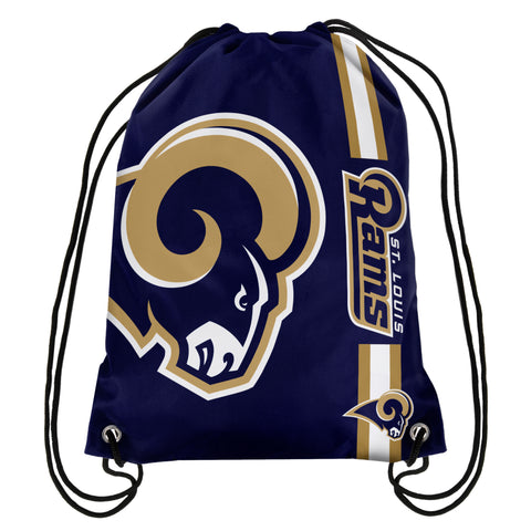 St. Louis Rams Side Stripe Drawstring Backpack