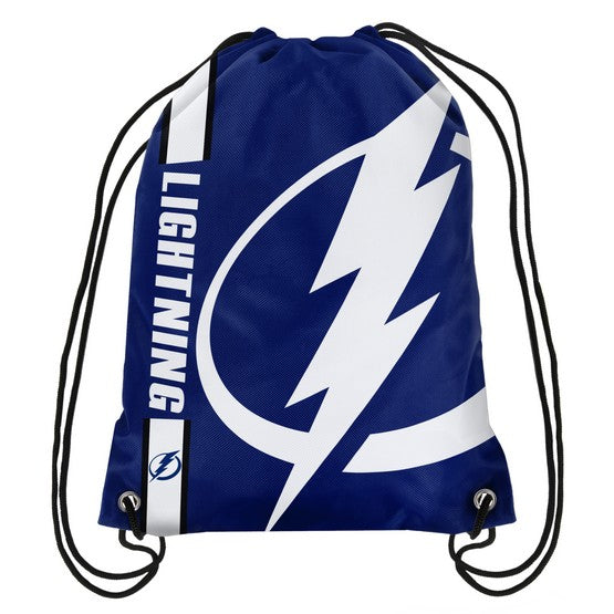 Tampa Bay Lightning Stripe Drawstring Backpack