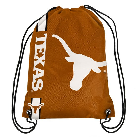 Texas Longhorns Side Stripe Drawstring Backpack
