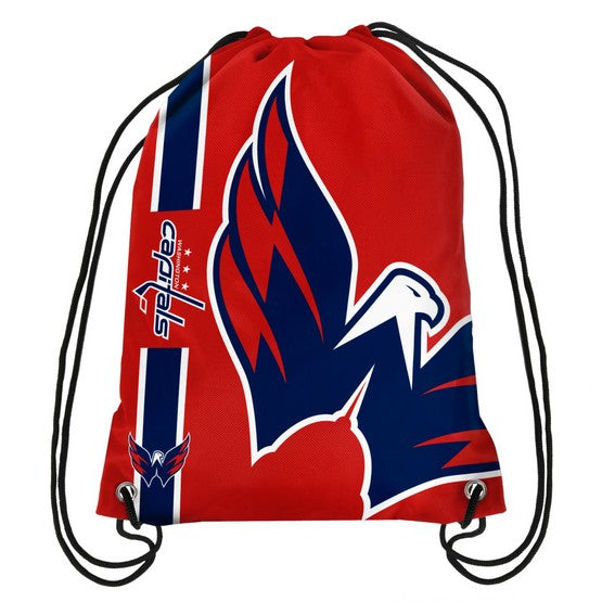 Washington Capitals Side Stripe Drawstring Backpack