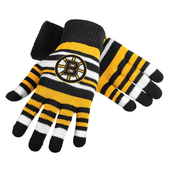 Boston Bruins Stretch Gloves