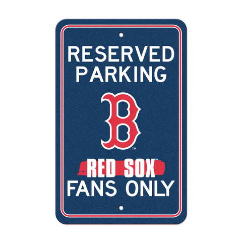 Boston Red Sox Reserved Parking Sign