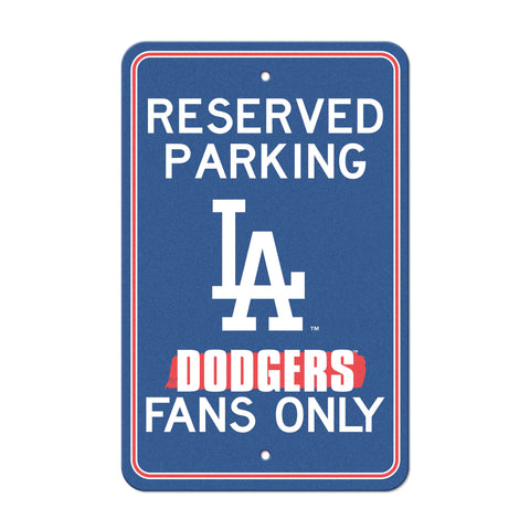 Los Angeles Dodgers Reserved Parking Sign