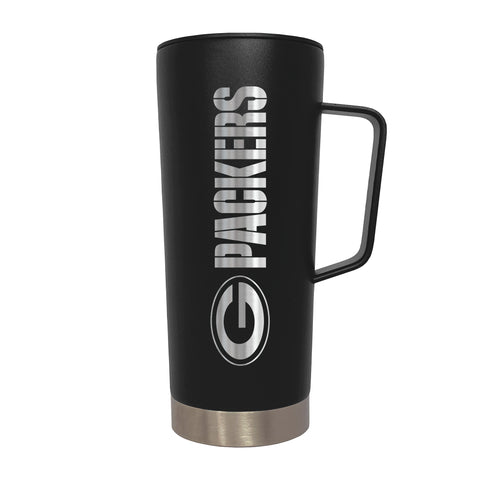 Green Bay Packers 18oz. Roadie Tumbler with Handle - Black