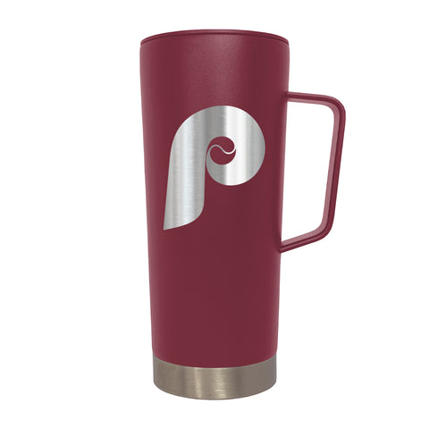 Philadelphia Phillies Retro 18oz. Roadie Tumbler with Handle - Maroon