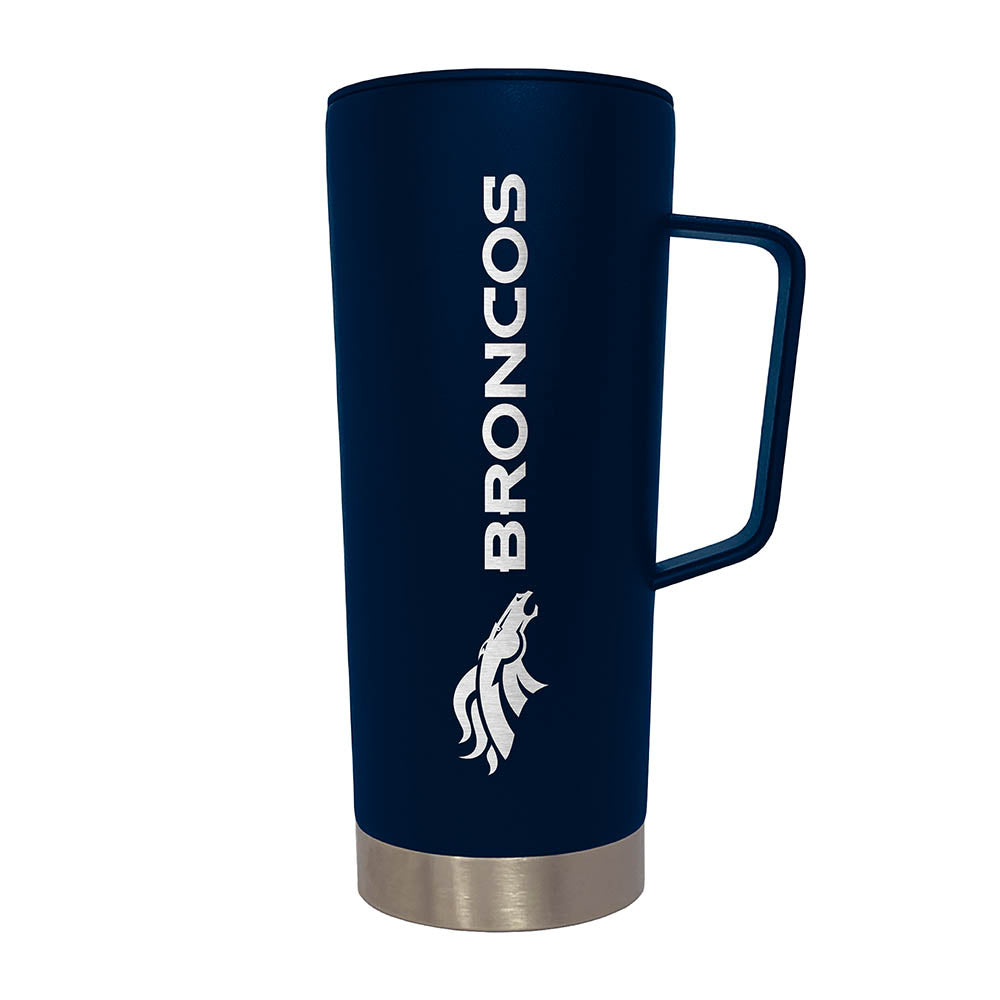 Denver Broncos 18oz. Roadie Tumbler with Handle - Navy