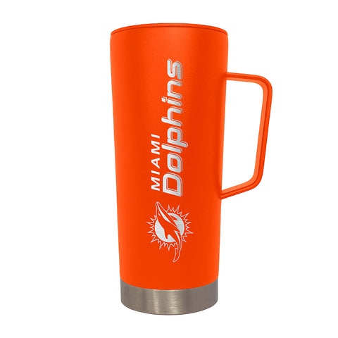 Miami Dolphins 18oz. Roadie Tumbler with Handle - Orange