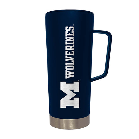 Michigan Wolverines 18oz. Roadie Tumbler with Handle - Navy