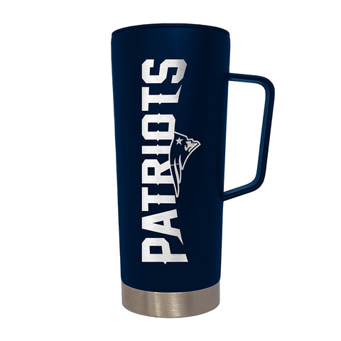 New England Patriots 18oz. Roadie Tumbler with Handle - Navy