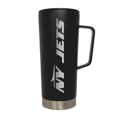 New York Jets 18oz. Roadie Tumbler with Handle - Black
