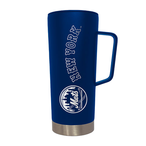 New York Mets 18oz. Roadie Tumbler with Handle - Blue