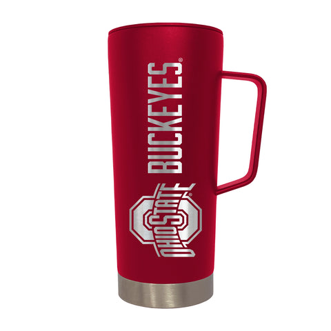 Ohio State Buckeyes 18oz. Roadie Tumbler with Handle - Red