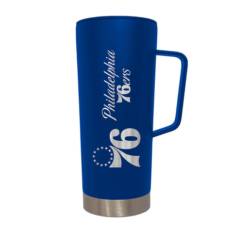 Philadelphia 76ers 18oz. Roadie Tumbler with Handle - Blue