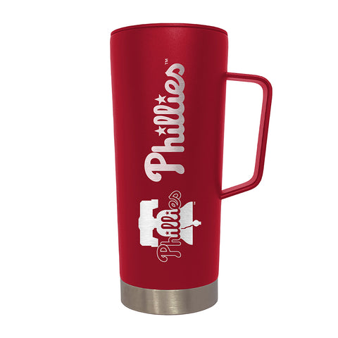 Philadelphia Phillies 18oz. Roadie Tumbler with Handle - Red