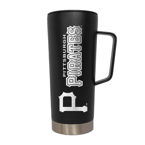 Pittsburgh Pirates 18oz. Roadie Tumbler with Handle - Black