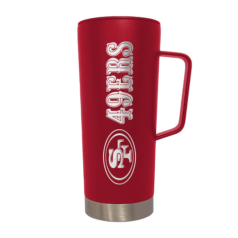 San Francisco 49ers 18oz. Roadie Tumbler with Handle - Red