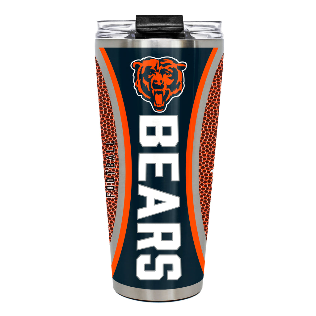 Chicago Bears 32oz Big Slim Tumbler - Gameball Design