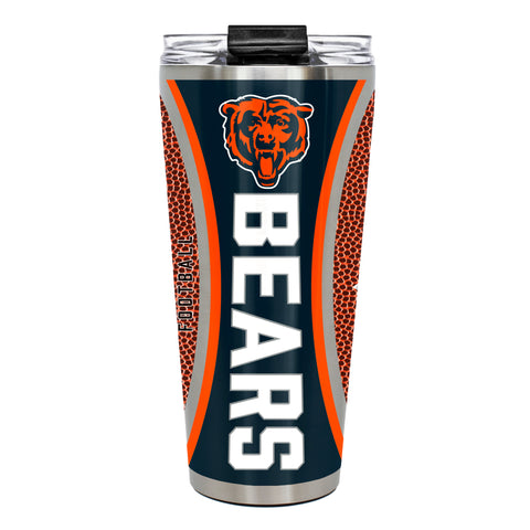 Chicago Bears 32oz Big Slim Tumbler - Gameball Design
