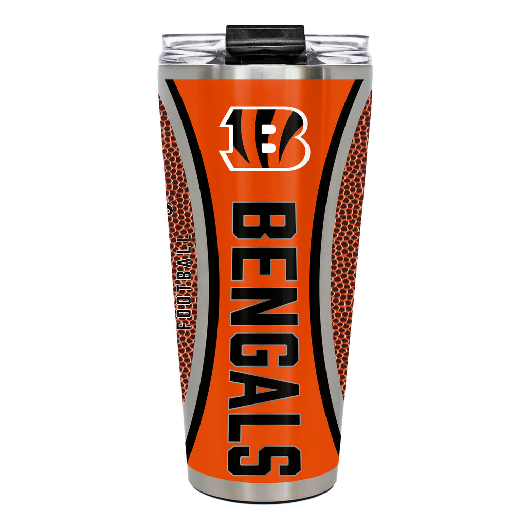 Cincinnati Bengals 32oz Big Slim Tumbler - Gameball Design
