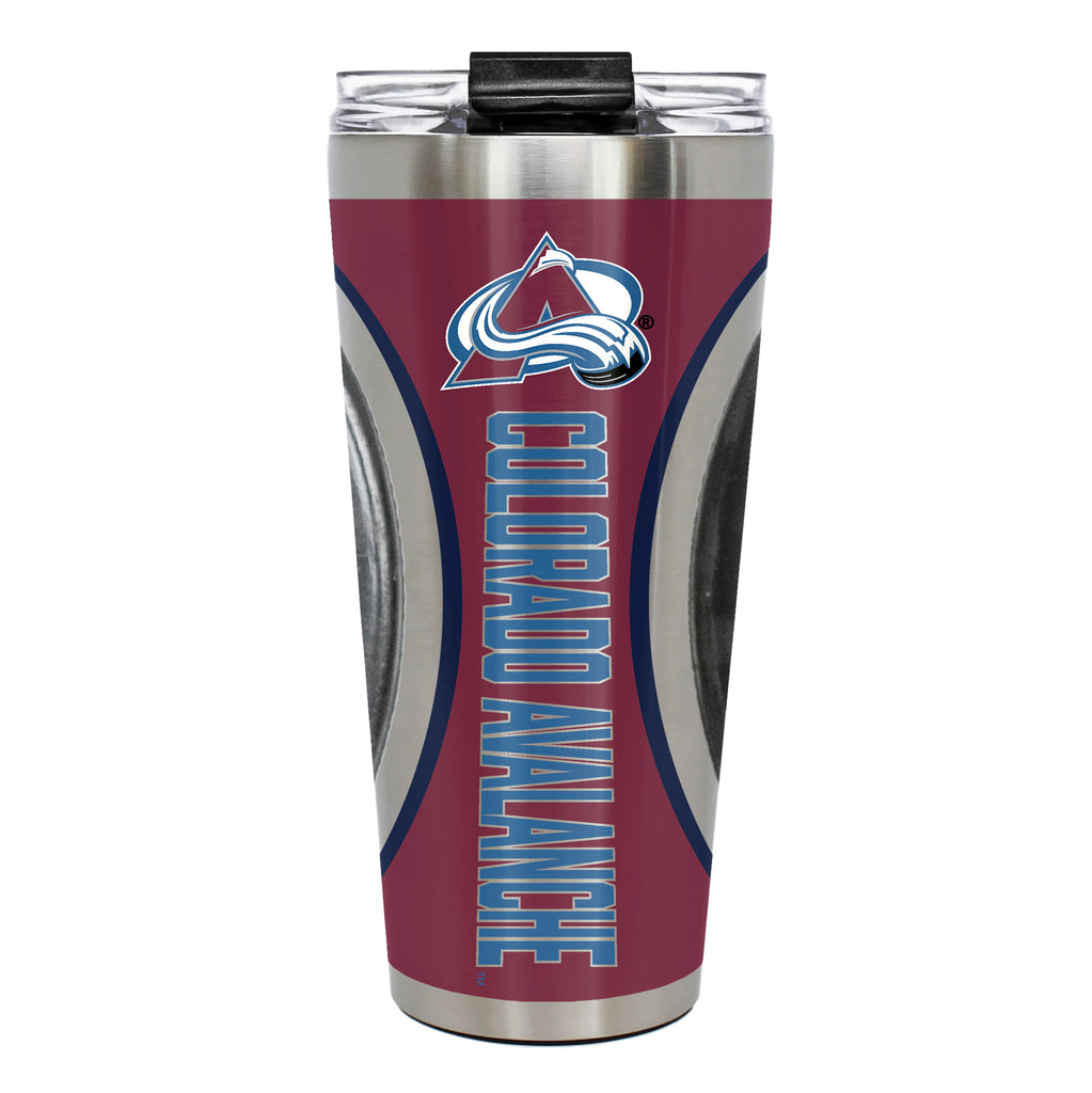 Colorado Avalanche 32oz Big Slim Tumbler - Gameball Design