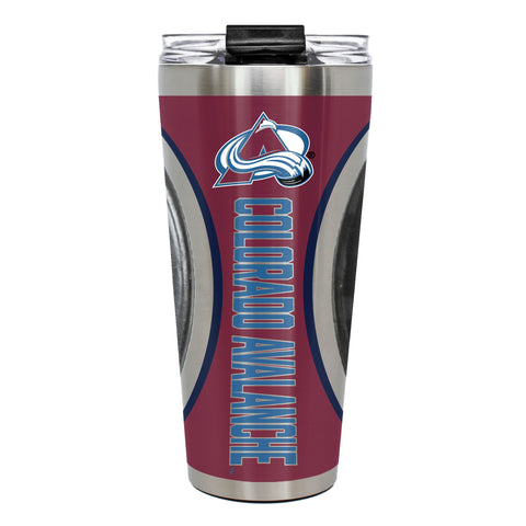 Colorado Avalanche 32oz Big Slim Tumbler - Gameball Design