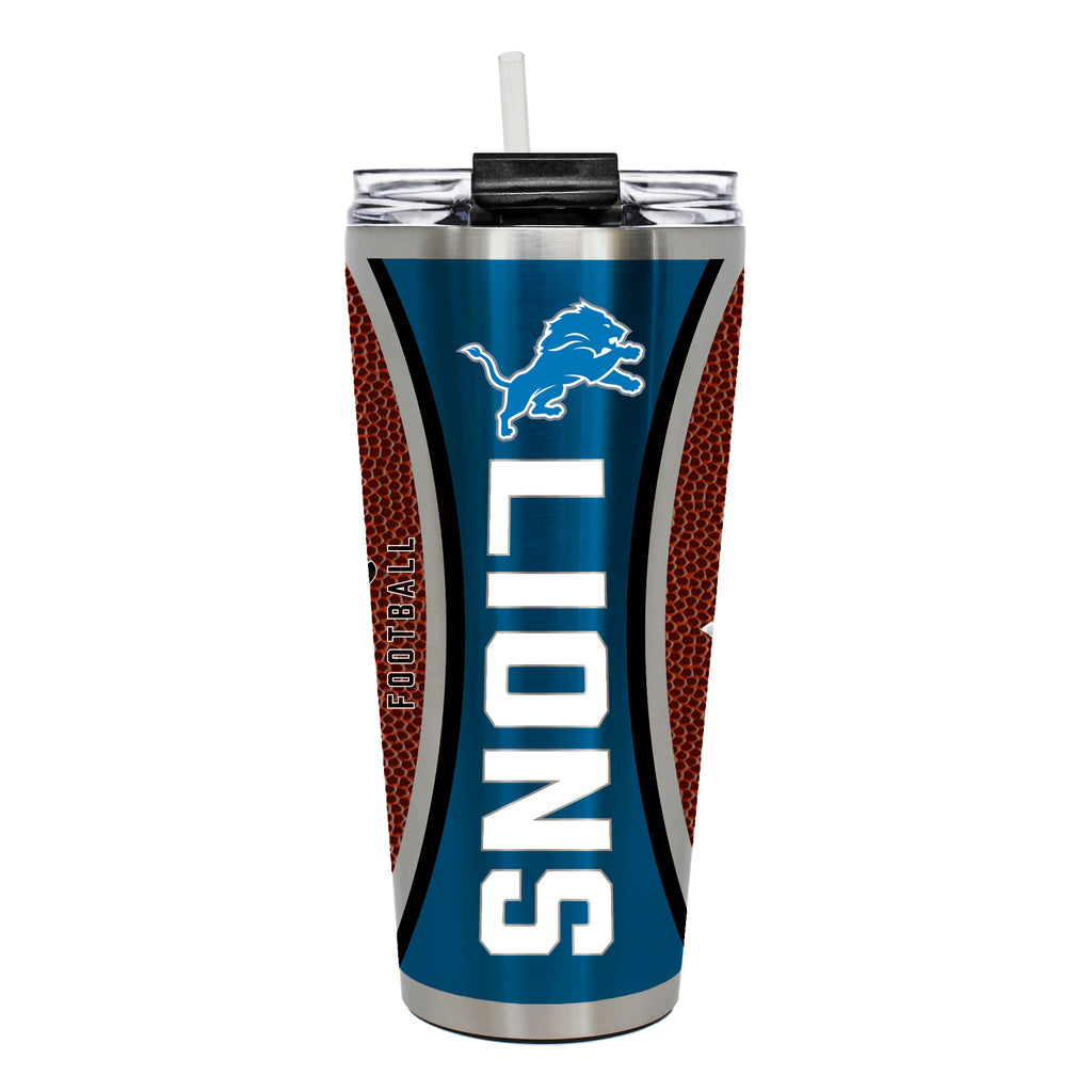 Detroit Lions 32oz Big Slim Tumbler - Gameball Design