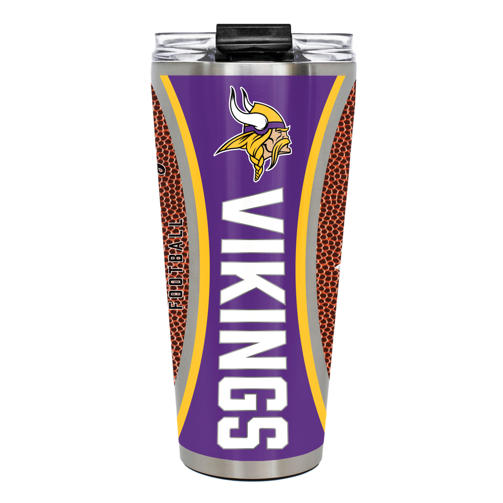 Minnesota Vikings 32oz Big Slim Tumbler - Gameball Design