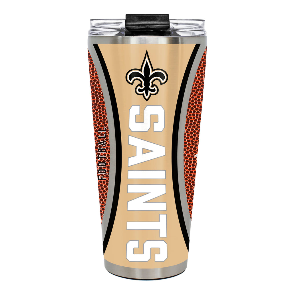 New Orleans Saints 32oz Big Slim Tumbler - Gameball Design