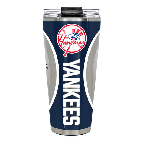 New York Yankees 32oz Big Slim Tumbler - Gameball Design