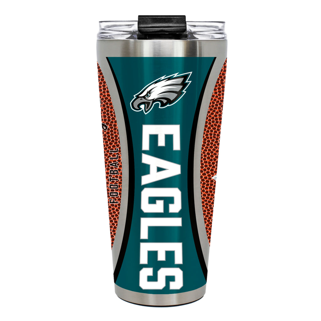 Philadelphia Eagles 32oz Big Slim Tumbler - Gameball Design