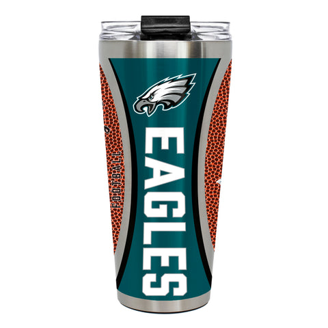 Philadelphia Eagles 32oz Big Slim Tumbler - Gameball Design