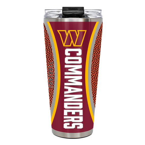 Washington Commanders 32oz Big Slim Tumbler - Gameball Design