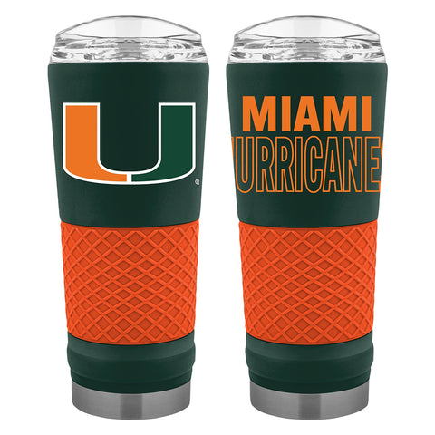 Miami Hurricanes 21oz Draft Tumbler - Double Play Design