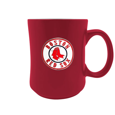 Boston Red Sox 19oz. Starter Mug - Metal Emblem Logo