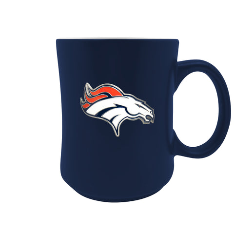 Denver Broncos 19oz. Starter Mug - Metal Emblem Logo