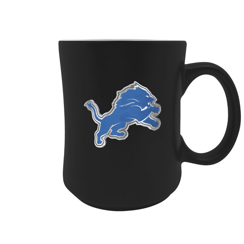 Detroit Lions 19oz. Starter Mug - Metal Emblem Logo