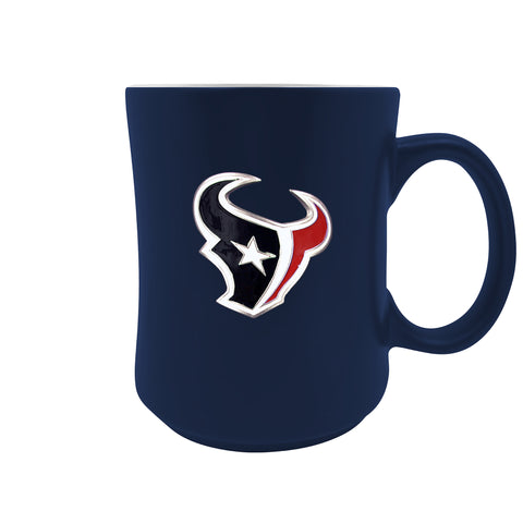 Houston Texans 19oz. Starter Mug - Metal Emblem Logo